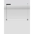 Pendul NovaLuce GLOVIA metal, sticla, negru, LED, 27W, 2700-3000K, 1890 Lm - NL-9088204