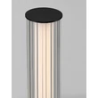 Lampadar NovaLuce GLOVIA metal, sticla, negru, transparent, LED, 19W, 2700-3000K, 871 Lm - NL-9088205