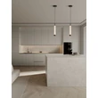 Pendul NovaLuce GLOVIA metal, sticla, negru, LED, 14W, 2700-3000K, 856 Lm - NL-9088206