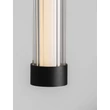 Pendul NovaLuce GLOVIA metal, sticla, negru, LED, 14W, 2700-3000K, 856 Lm - NL-9088206