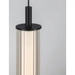 Pendul NovaLuce GLOVIA metal, sticla, negru, LED, 14W, 2700-3000K, 856 Lm - NL-9088206
