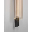 Aplica de perete NovaLuce GLOVIA metal, sticla, negru, transparent, LED, 17W, 2700-3000K, 788 Lm - NL-9088207