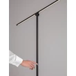 Lampadar NovaLuce TENSO metal, plastic, negru, LED, 24W, 3000K, 909 Lm - NL-9088211