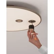 Plafoniera NovaLuce VEA metal, acril, sampanie, LED, 53W, 2700-3000K, 2323 Lm - NL-9088212