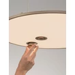 Pendul NovaLuce VEA metal, acril, sampanie, LED, 53W, 2700-3000K, 2323Lm - NL-9088213