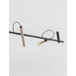 Plafoniera NovaLuce ELLI metal, negru, sampanie, LED, 22W, 3000K, 1112 Lm - NL-9088215