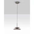 Pendul NovaLuce ESTI metal, sticla, nichel, fumuriu, LED, 10W, 3000K, 543 Lm - NL-9088218