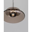 Pendul NovaLuce ESTI metal, sticla, nichel, fumuriu, LED, 10W, 3000K, 543 Lm - NL-9088218
