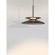 Pendul NovaLuce ESTI metal, sticla, nichel, fumuriu, LED, 10W, 3000K, 543 Lm - NL-9088218