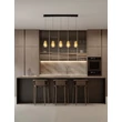 Pendul NovaLuce ALISH metal, sticla, negru, auriu, LED, 37W, 3000K, 2112 Lm - NL-9124100