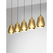 Pendul NovaLuce ALISH metal, sticla, negru, auriu, LED, 37W, 3000K, 2112 Lm - NL-9124100