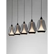 Pendul NovaLuce ALISH metal, sticla, negru, fumuriu, LED, 37W, 3000K, 1444 Lm - NL-9124101