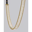 Pendul NovaLuce LAZURA metal, cristal, piele, auriu, negru, transparent, LED, 62W, 3000K, 3720 Lm - NL-9124107