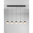 Pendul NovaLuce ALICIA metal, sticla, negru, LED, 25W, 3000K, 1575 Lm - NL-9124114