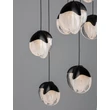 Pendul NovaLuce ALICIA metal, sticla, negru, LED, 90W, 3000K, 5670 Lm - NL-9124116
