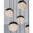 Pendul NovaLuce ALICIA metal, sticla, negru, LED, 90W, 3000K, 5670 Lm - NL-9124116