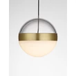 Pendul NovaLuce ALAZ metal, sticla, acril, negru, auriu, transparent, LED, 9W, 3000K, 398 Lm - NL-9124117