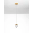 Pendul NovaLuce ALICIA metal, sticla, auriu, LED, 5W, 3000K, 315 Lm - NL-9124122