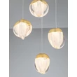 Pendul NovaLuce ALICIA metal, sticla, auriu, LED, 25W, 3000K, 1575 Lm - NL-9124123