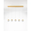 Pendul NovaLuce ALICIA metal, sticla, auriu, LED, 25W, 3000K, 1575 Lm - NL-9124124