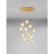 Pendul NovaLuce ALICIA metal, sticla, auriu, LED, 60W, 3000K, 3780 Lm - NL-9124125