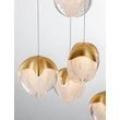 Pendul NovaLuce ALICIA metal, sticla, auriu, LED, 90W, 3000K, 5670 Lm - NL-9124126