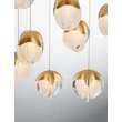 Pendul NovaLuce ALICIA metal, sticla, auriu, LED, 90W, 3000K, 5670 Lm - NL-9124126