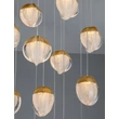 Pendul NovaLuce ALICIA metal, sticla, auriu, LED, 90W, 3000K, 5670 Lm - NL-9124126