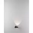 Aplica de perete exterioara NovaLuce Brice metal, sticla, negru, LED, 3000K, 6W, 594lm, IP54 - NL-9136176