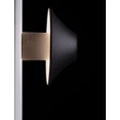 Aplica de perete exterioara NovaLuce ALUX metal, negru, LED, 11W, 993lm, 3000K, IP54 - NL-9136406
