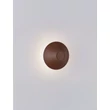 Aplica de perete exterioara NovaLuce ALUX metal, maro, LED, 11W, 993lm, 3000K, IP54 - NL-9136408