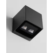 Aplica de perete exterioara NovaLuce ROB metal, negru, LED, 11W, 671lm, 3000K, IP54 - NL-9136409