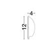 Aplica de perete exterioara NovaLuce PASSO metal, negru, LED, 3W, 130lm, 3000K, IP65 - NL-9136410