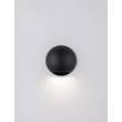 Aplica de perete exterioara NovaLuce PASSO metal, negru, LED, 3W, 130lm, 3000K, IP65 - NL-9136410