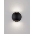 Aplica de perete exterioara NovaLuce PASSO metal, negru, LED, 4W, 186lm, 3000K, IP65 - NL-9136413