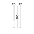 Lampadar exterior NovaLuce ETA metal, antracit, LED, 21W, 1562lm, 3000K, IP65 - NL-9136419