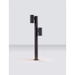 Lampadar exterior NovaLuce PEC metal, negru, LED, 13W, 520lm, 3000K, IP65 - NL-9136421