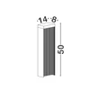Lampadar exterior NovaLuce ALLEY metal, negru, LED, 8W. 365lm, 3000K, IP65 - NL-9136423