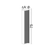 Lampadar exterior NovaLuce ALLEY metal, negru, LED, 8W, 365lm, 3000K, IP65 - NL-9136424