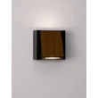 Aplica de perete exterioara NovaLuce KIOO metal, lemn, sticla, negru, LED, 10W, 775lm, 3000K, IP65 - NL-9136427