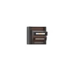Aplica de perete exterioara NovaLuce KIOO metal, lemn, sticla, negru, LED, 10W, 775lm, 3000K, IP65 - NL-9136427
