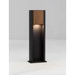 Lampadar exterior NovaLuce KIOO metal, lemn, negru, LED, 11W, 464lm, 3000K, IP65 - NL-9136428