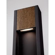 Lampadar exterior NovaLuce KIOO metal, lemn, negru, LED, 11W, 464lm, 3000K, IP65 - NL-9136428