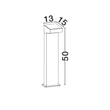 Lampadar exterior NovaLuce ROB metal, sticla, negru, transparent, LED, 11W, 464lm, 3000K, IP65 - NL-9136429