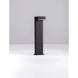 Lampadar exterior NovaLuce ROB metal, sticla, negru, transparent, LED, 11W, 464lm, 3000K, IP65 - NL-9136429