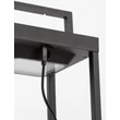 Veioza solara exterioara NovaLuce TEGOLO metal, sticla, antracit, LED, 2W, 231lm, 3000K, IP54 - NL-9136431