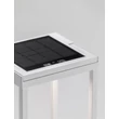 Veioza solara exterioara NovaLuce TEGOLO metal, sticla, alb, LED, 2W, 231lm, 3000K, IP65 - NL-9136432