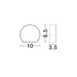 Aplica de perete exterioara NovaLuce SANGO metal, negru, LED, 4W, 102lm, 3000K, IP54 - NL-9136433