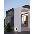 Aplica de perete exterioara NovaLuce FEM metal, negru, LED, 5W, 307lm, 3000K, IP54 - NL-9136440