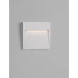 Aplica de perete exterioara NovaLuce FEM metal, alb, LED, 5W, 307lm, 3000K, IP54 - NL-9136441